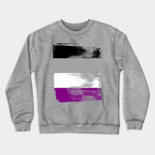Asexual Pride Flag Colors Vintage Finish Crewneck Sweatshirt